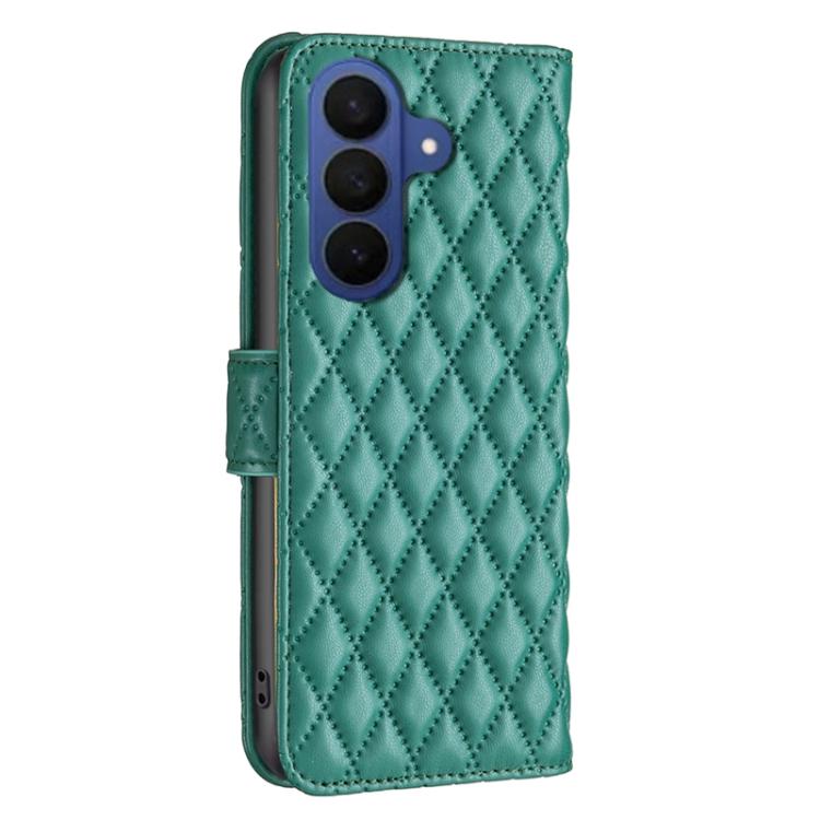For Samsung Galaxy S26 5G Diamond Lattice Wallet Flip Leather Phone Case