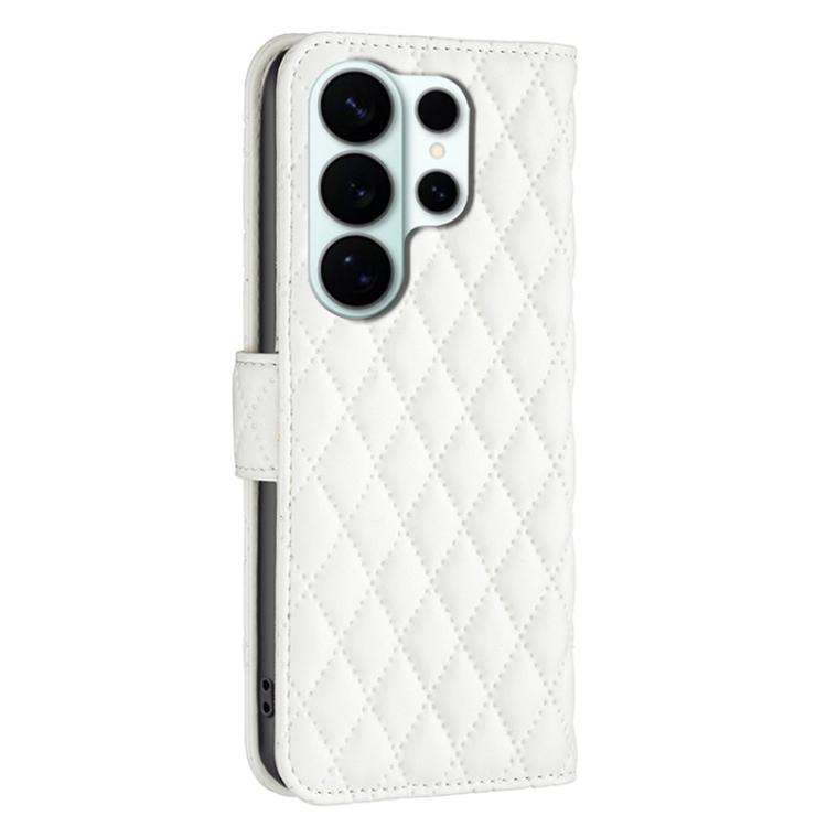 For Samsung Galaxy S26 Ultra 5G Diamond Lattice Wallet Flip Leather Phone Case