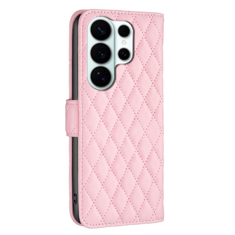 For Samsung Galaxy S26 Ultra 5G Diamond Lattice Wallet Flip Leather Phone Case