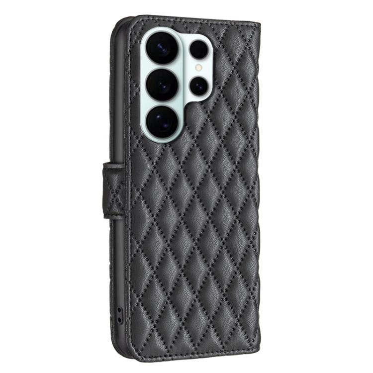 For Samsung Galaxy S26 Ultra 5G Diamond Lattice Wallet Flip Leather Phone Case