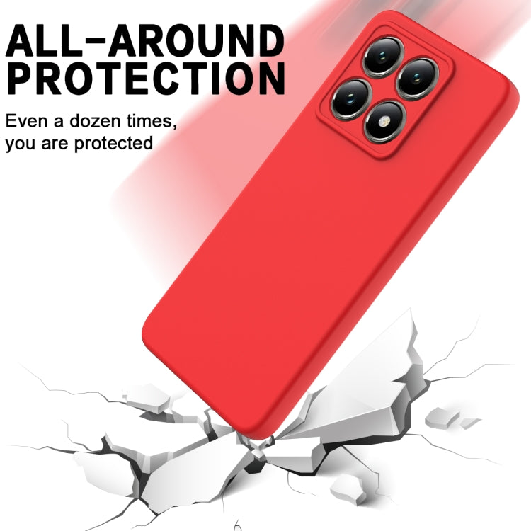 For Xiaomi 14T Pro Solid Color Liquid Silicone Dropproof Full Coverage Phone Case