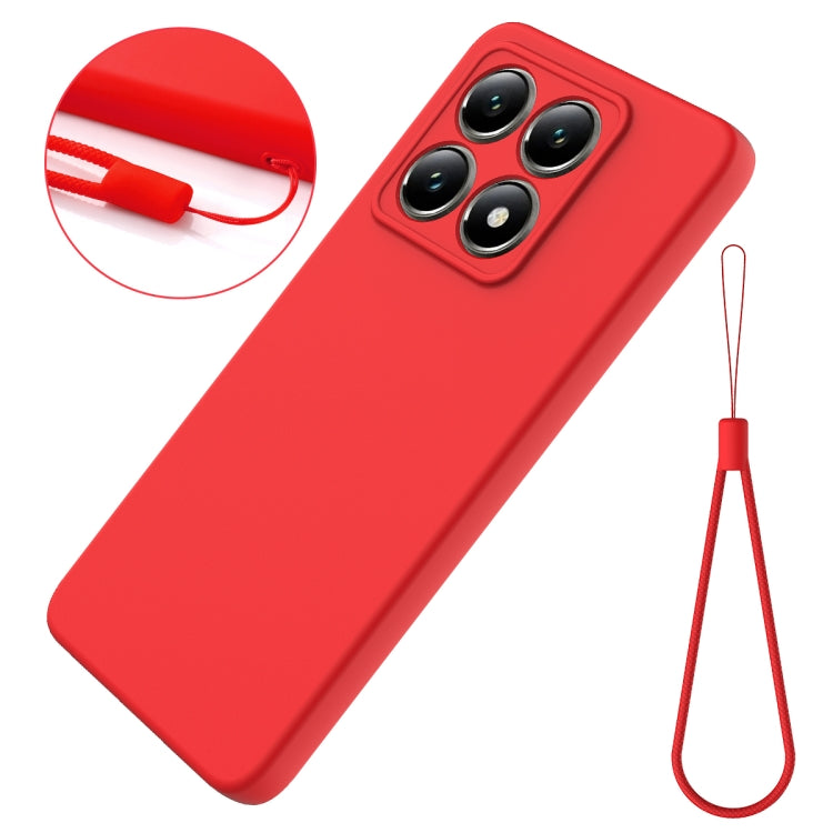For Xiaomi 14T Pro Solid Color Liquid Silicone Dropproof Full Coverage Phone Case