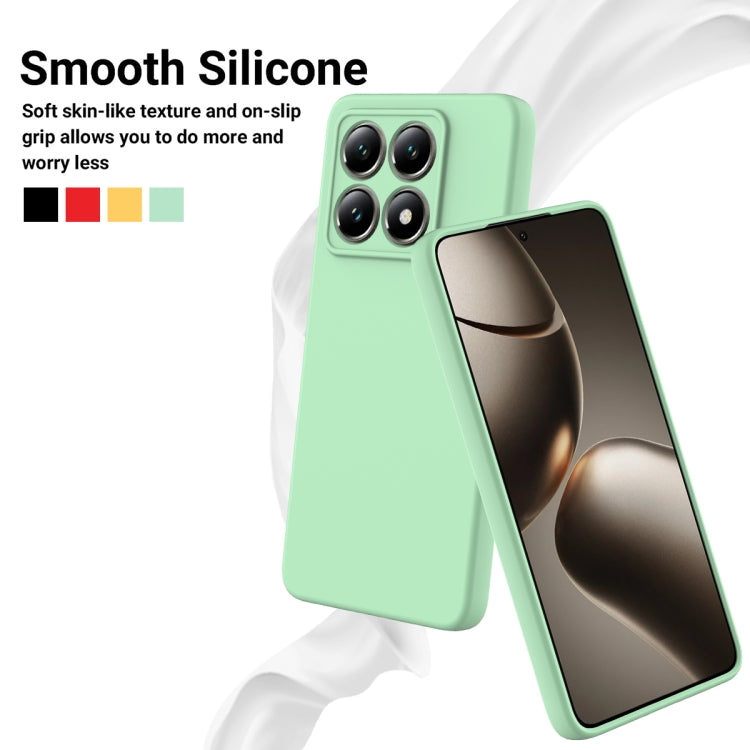 For Xiaomi 14T Pro Solid Color Liquid Silicone Dropproof Full Coverage Phone Case