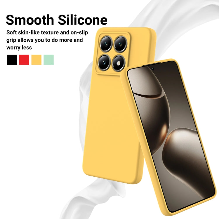 For Xiaomi 14T Pro Solid Color Liquid Silicone Dropproof Full Coverage Phone Case
