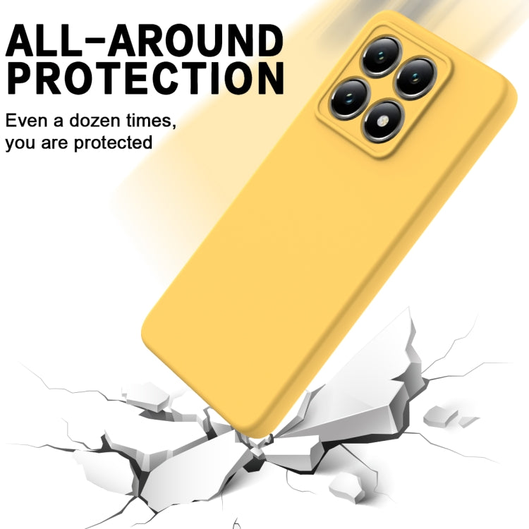 For Xiaomi 14T Pro Solid Color Liquid Silicone Dropproof Full Coverage Phone Case