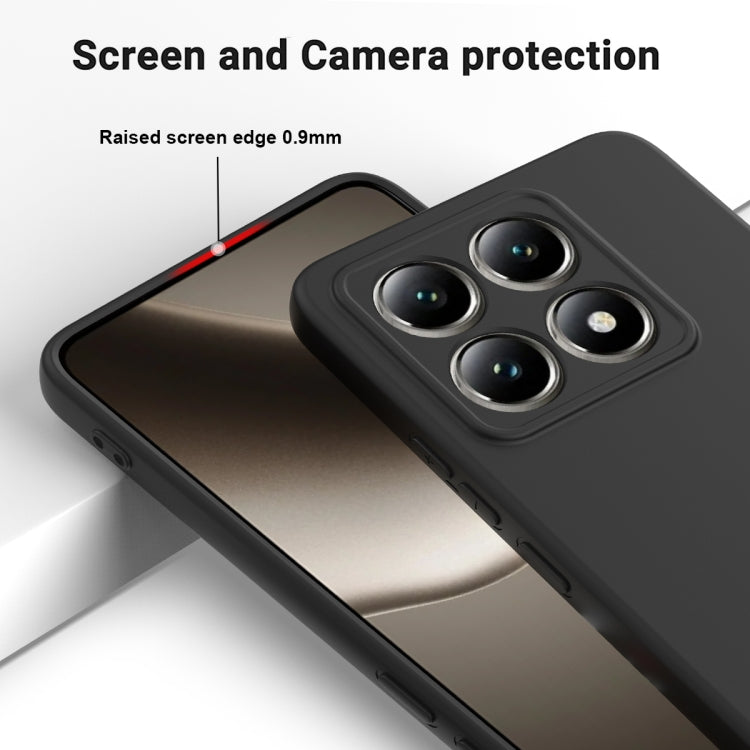 For Xiaomi 14T Pro Solid Color Liquid Silicone Dropproof Full Coverage Phone Case
