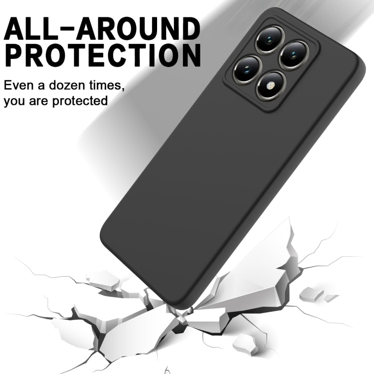For Xiaomi 14T Pro Solid Color Liquid Silicone Dropproof Full Coverage Phone Case