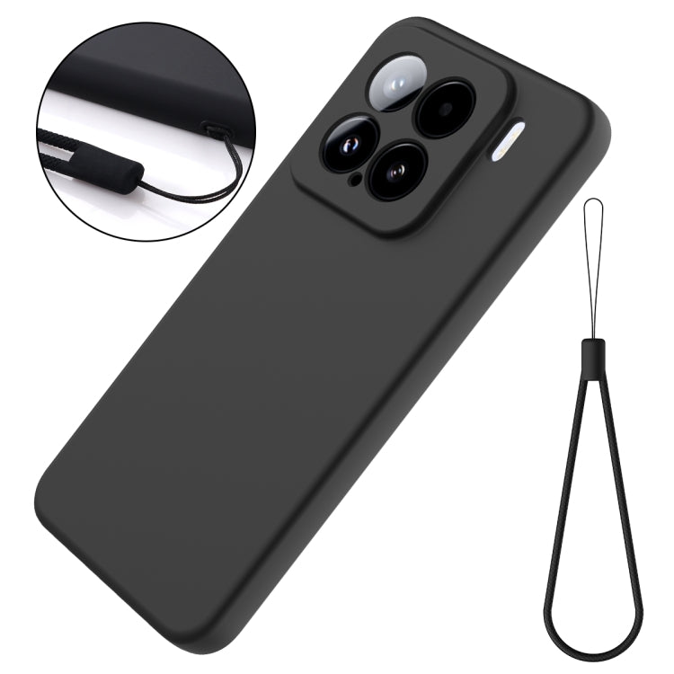 For Xiaomi 15 Solid Color Liquid Silicone Dropproof Full Coverage Phone Case