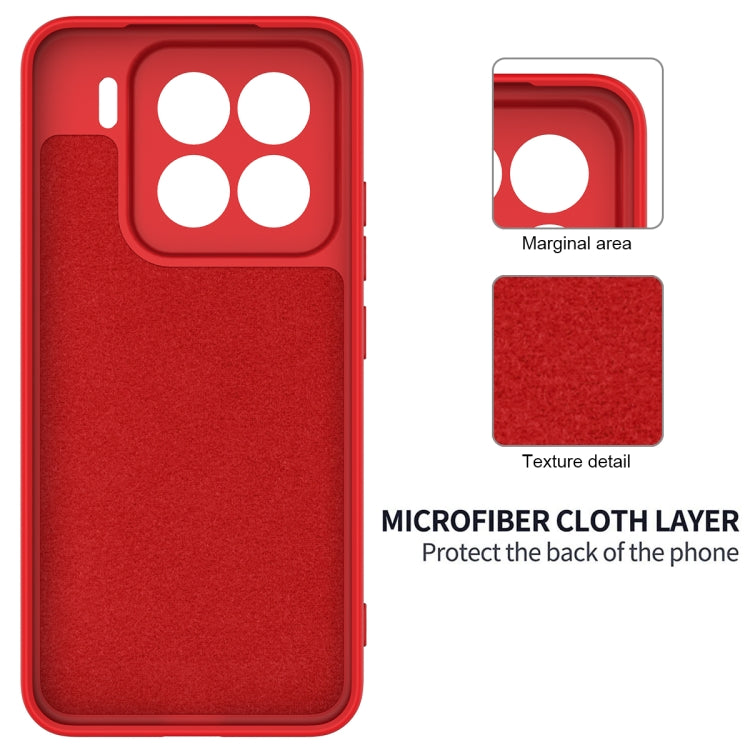 For Xiaomi 15 Pro Solid Color Liquid Silicone Dropproof Full Coverage Phone Case