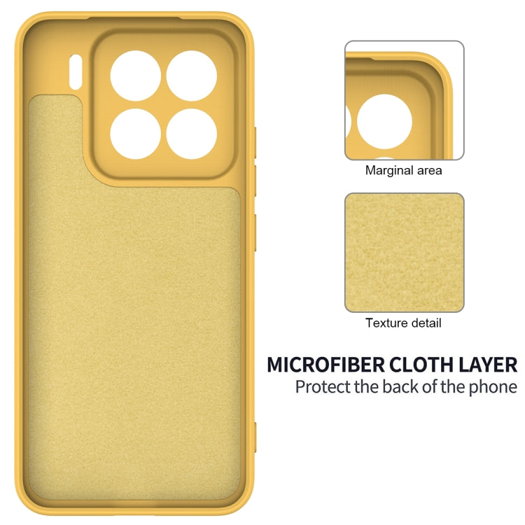 For Xiaomi 15 Pro Solid Color Liquid Silicone Dropproof Full Coverage Phone Case