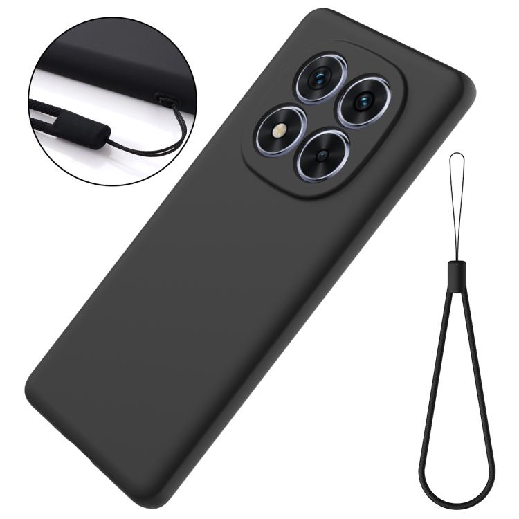 For Xiaomi Poco X7 Solid Color Liquid Silicone Dropproof Full Coverage Phone Case