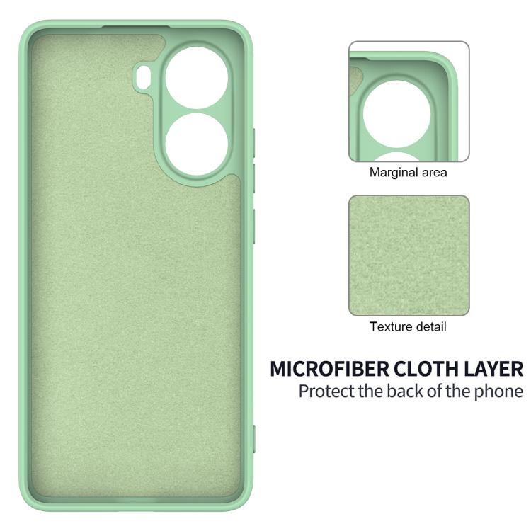 For Xiaomi Poco X7 Pro Solid Color Liquid Silicone Dropproof Full Coverage Phone Case