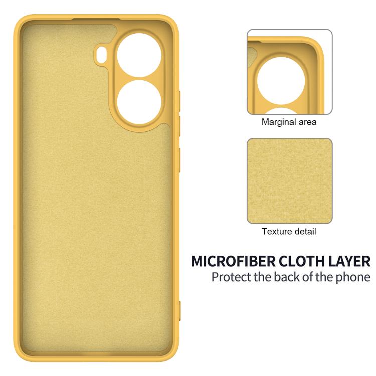 For Xiaomi Poco X7 Pro Solid Color Liquid Silicone Dropproof Full Coverage Phone Case