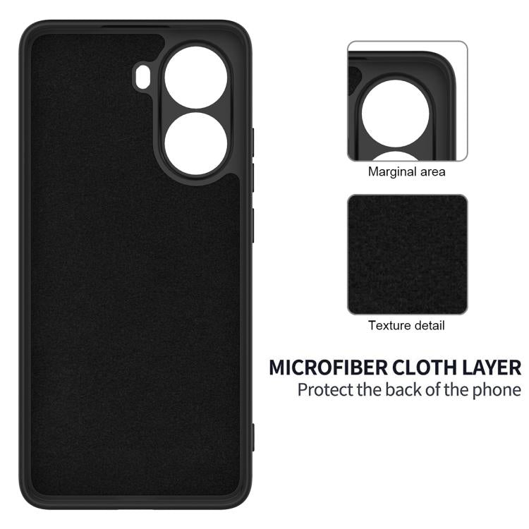 For Xiaomi Poco X7 Pro Solid Color Liquid Silicone Dropproof Full Coverage Phone Case