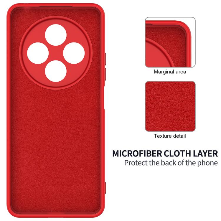 For Xiaomi Poco M7 5G Solid Color Liquid Silicone Dropproof Full Coverage Phone Case
