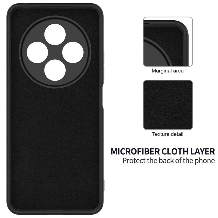 For Xiaomi Poco M7 5G Solid Color Liquid Silicone Dropproof Full Coverage Phone Case