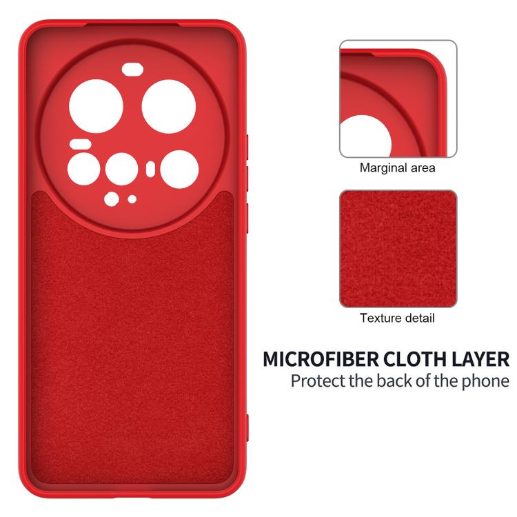 For Xiaomi 15 Ultra Solid Color Liquid Silicone Dropproof Full Coverage Phone Case