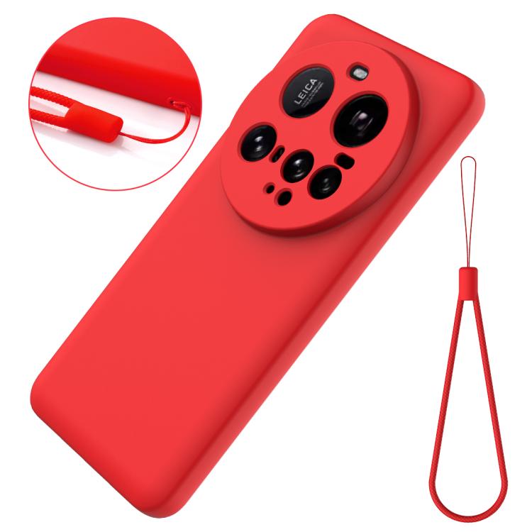 For Xiaomi 15 Ultra Solid Color Liquid Silicone Dropproof Full Coverage Phone Case