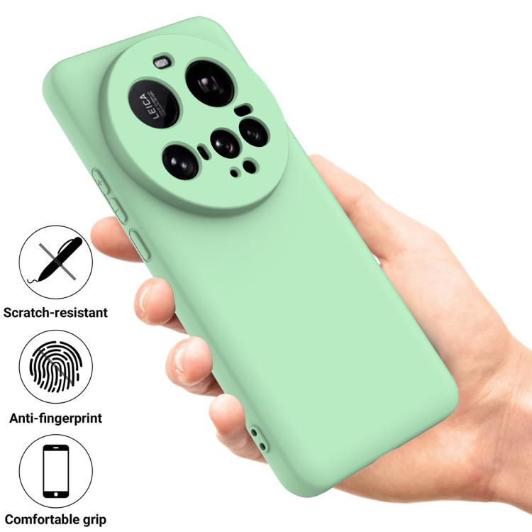 For Xiaomi 15 Ultra Solid Color Liquid Silicone Dropproof Full Coverage Phone Case