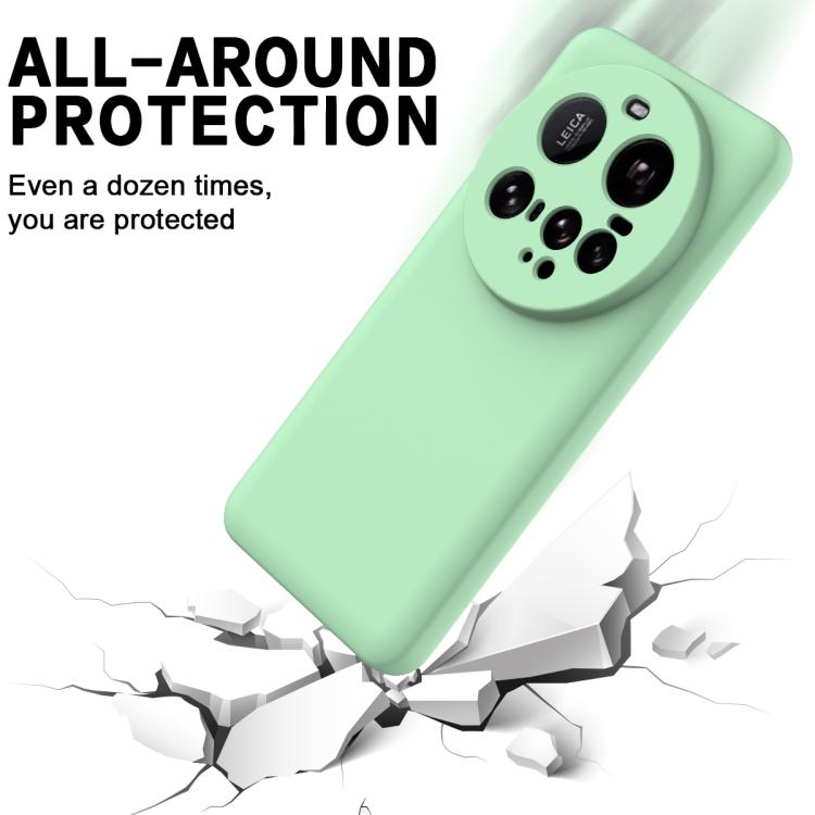 For Xiaomi 15 Ultra Solid Color Liquid Silicone Dropproof Full Coverage Phone Case