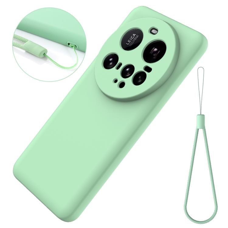 For Xiaomi 15 Ultra Solid Color Liquid Silicone Dropproof Full Coverage Phone Case