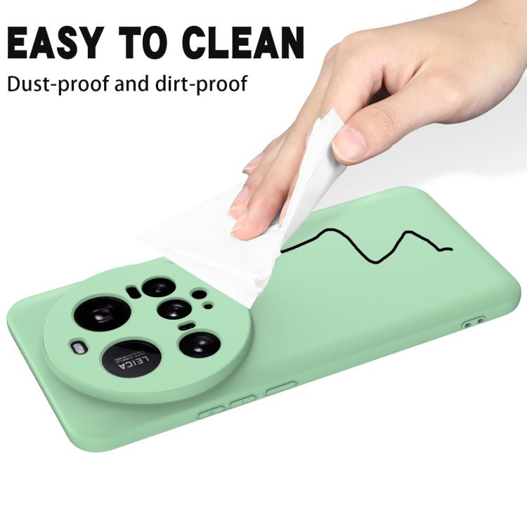 For Xiaomi 15 Ultra Solid Color Liquid Silicone Dropproof Full Coverage Phone Case