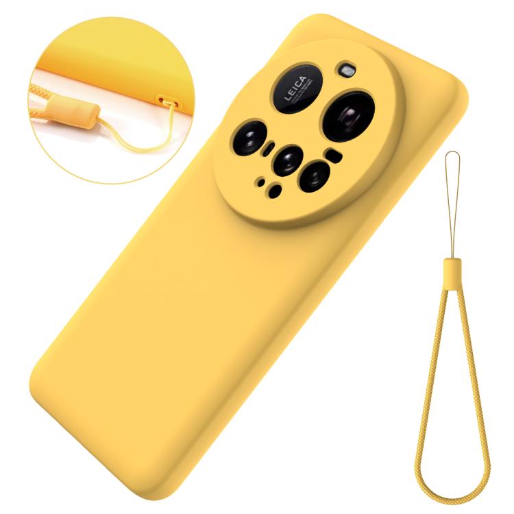 For Xiaomi 15 Ultra Solid Color Liquid Silicone Dropproof Full Coverage Phone Case