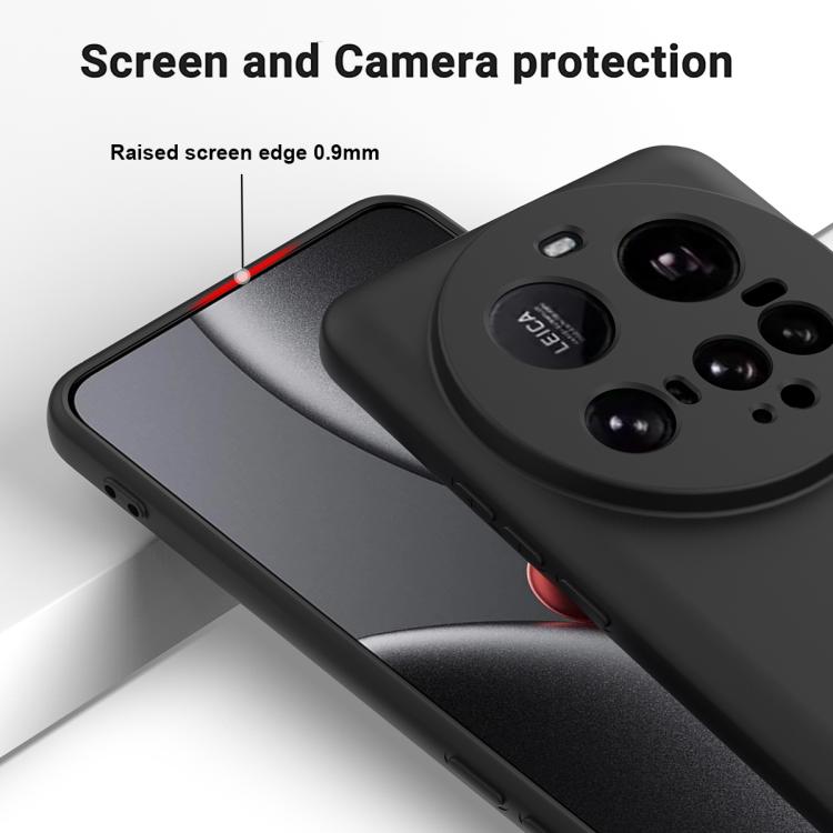 For Xiaomi 15 Ultra Solid Color Liquid Silicone Dropproof Full Coverage Phone Case