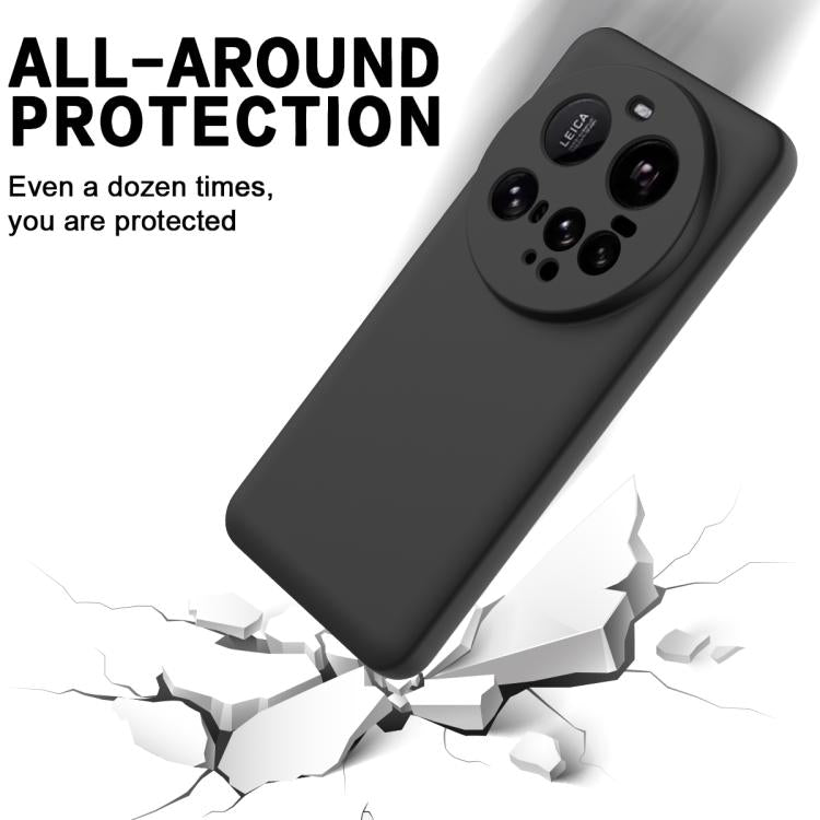 For Xiaomi 15 Ultra Solid Color Liquid Silicone Dropproof Full Coverage Phone Case