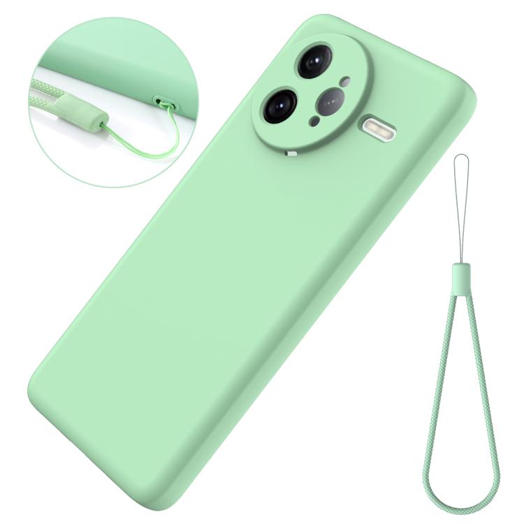 For Xiaomi Poco F7 Ultra Solid Color Liquid Silicone Dropproof Full Coverage Phone Case