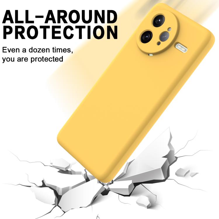 For Xiaomi Poco F7 Ultra Solid Color Liquid Silicone Dropproof Full Coverage Phone Case