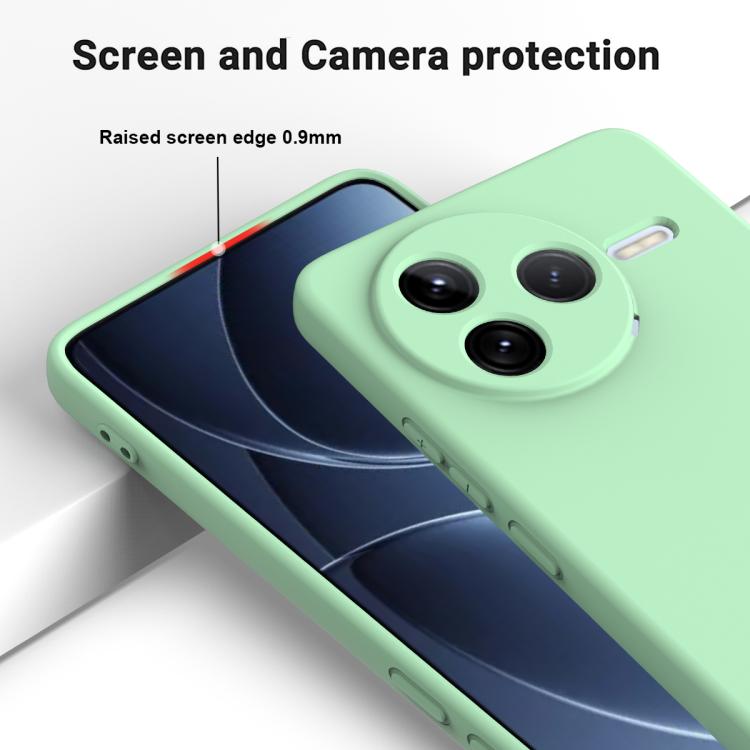 For Xiaomi Poco F7 Pro Solid Color Liquid Silicone Dropproof Full Coverage Phone Case