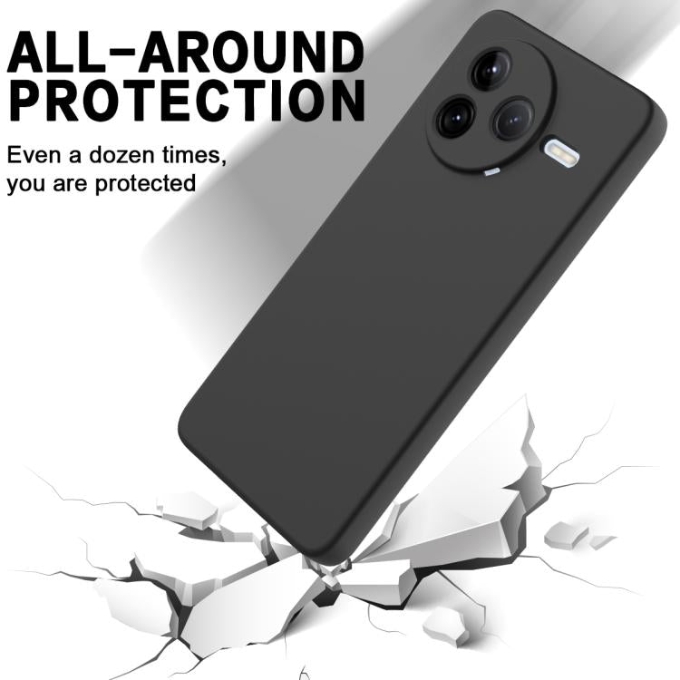 For Xiaomi Poco F7 Pro Solid Color Liquid Silicone Dropproof Full Coverage Phone Case