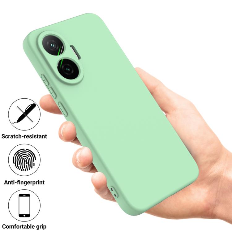 For Xiaomi Poco F7 / Redmi Turbo 4 Pro Solid Color Liquid Silicone Dropproof Full Coverage Phone Case