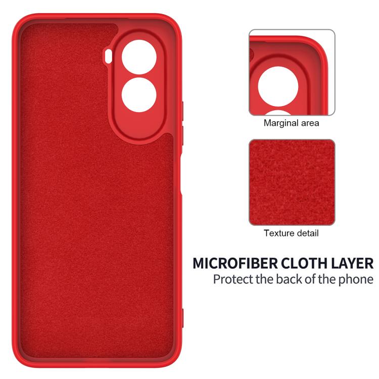 For Xiaomi Poco M7 4G 169mm Solid Color Liquid Silicone Dropproof Full Coverage Phone Case