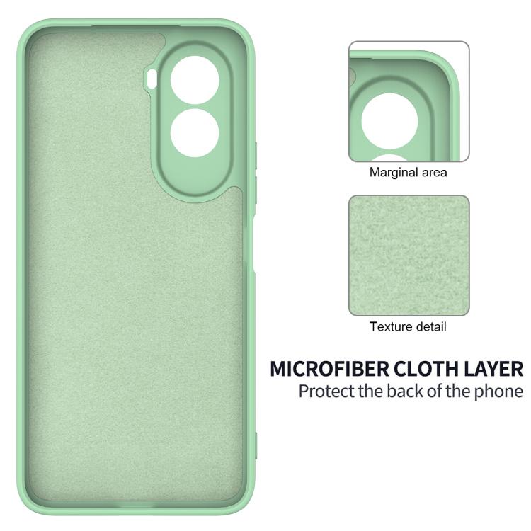 For Xiaomi Poco M7 4G 169mm Solid Color Liquid Silicone Dropproof Full Coverage Phone Case