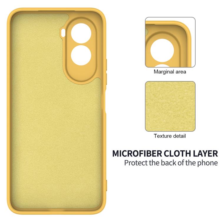 For Xiaomi Poco M7 4G 169mm Solid Color Liquid Silicone Dropproof Full Coverage Phone Case