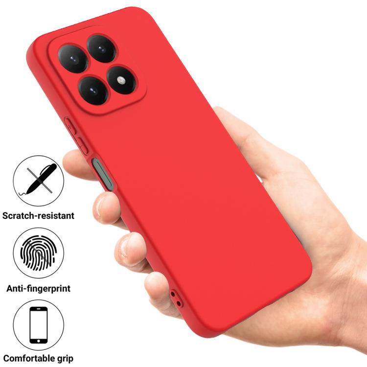 For Xiaomi 15T 5G Solid Color Liquid Silicone Dropproof Full Coverage Phone Case