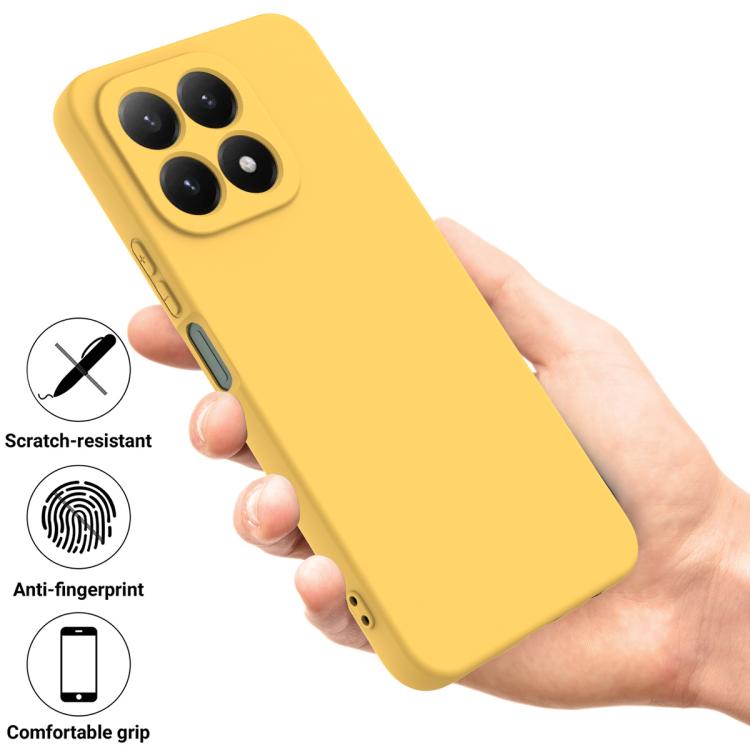 For Xiaomi 15T 5G Solid Color Liquid Silicone Dropproof Full Coverage Phone Case