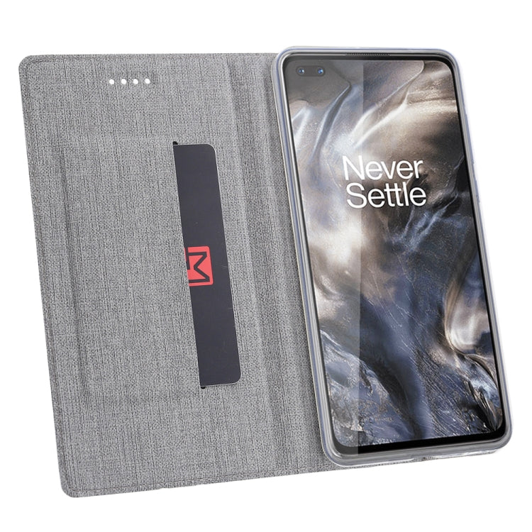 For OnePlus Nord / OnePlus Z / OnePlus 8 Nord 5G ViLi DMX-54 Shockproof TPU + PU Leather Magnetic Attraction Horizontal Flip Protective Case with Card Slots & Holder