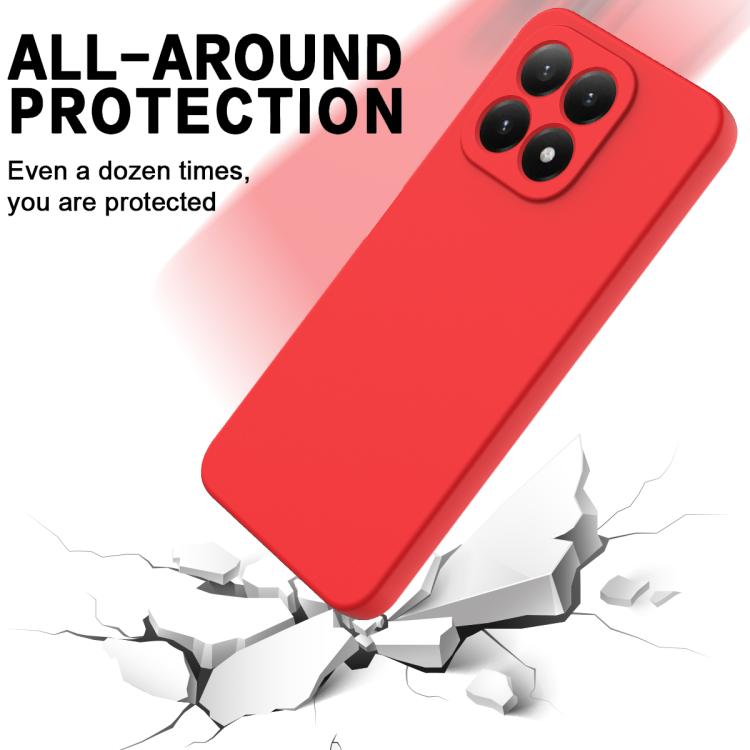 For Xiaomi 17 Solid Color Liquid Silicone Dropproof Full Coverage Phone Case