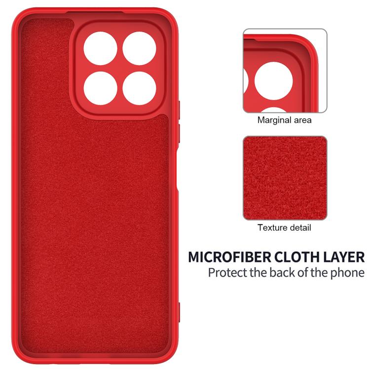 For Xiaomi 17 Solid Color Liquid Silicone Dropproof Full Coverage Phone Case