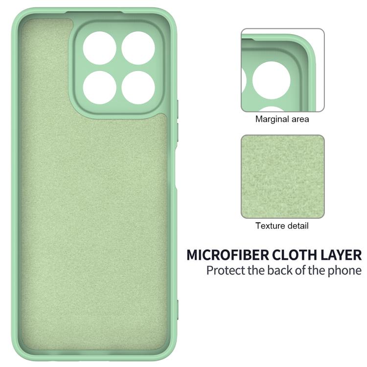 For Xiaomi 17 Solid Color Liquid Silicone Dropproof Full Coverage Phone Case