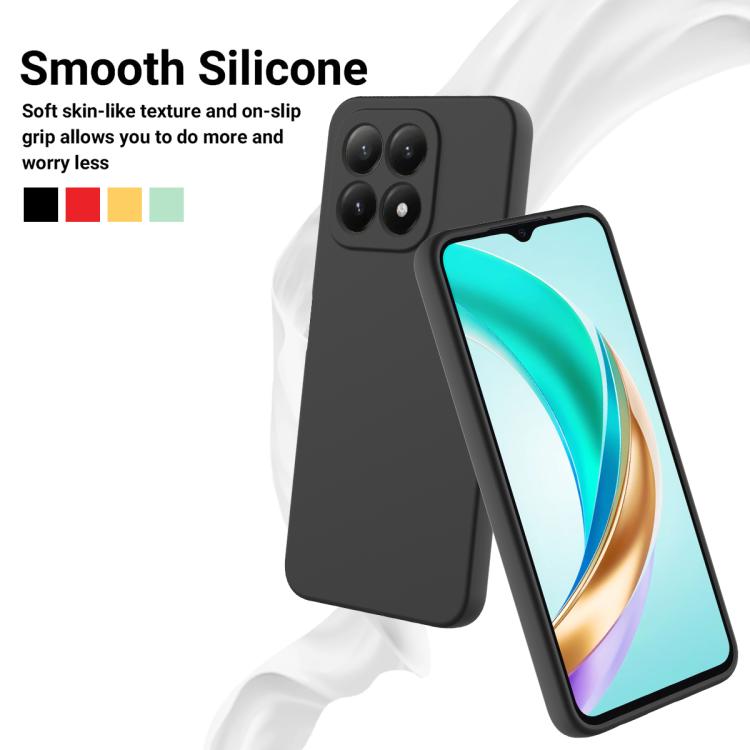For Xiaomi 17 Solid Color Liquid Silicone Dropproof Full Coverage Phone Case