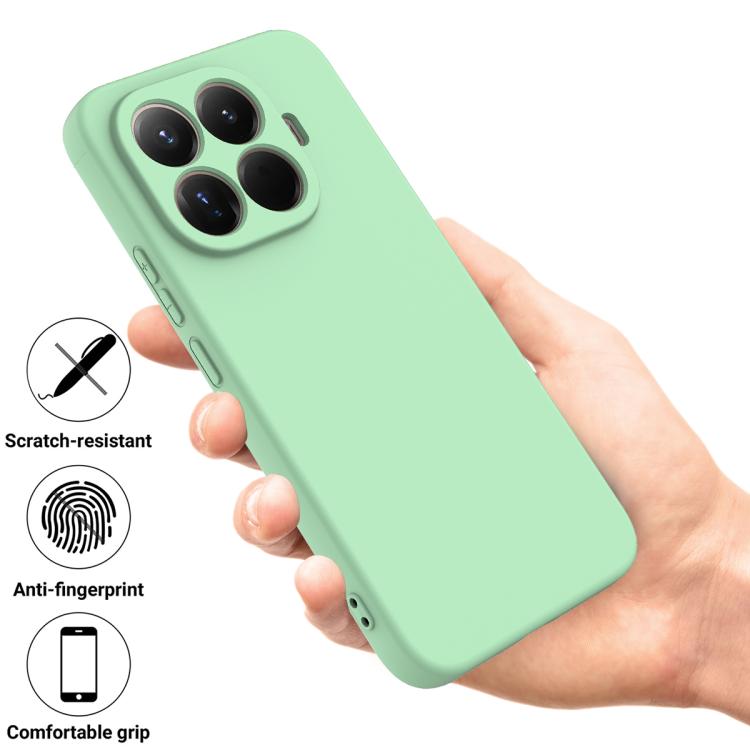 For Xiaomi 15T Pro 5G Solid Color Liquid Silicone Dropproof Full Coverage Phone Case