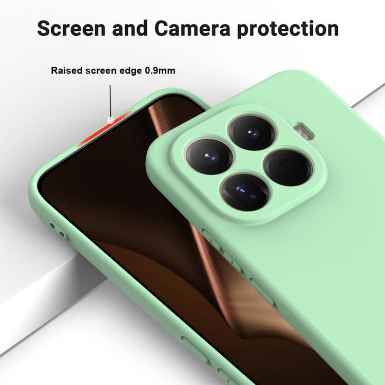 For Xiaomi 15T Pro 5G Solid Color Liquid Silicone Dropproof Full Coverage Phone Case