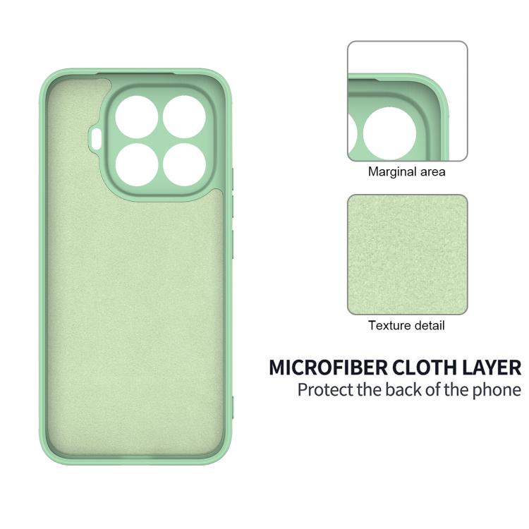 For Xiaomi 15T Pro 5G Solid Color Liquid Silicone Dropproof Full Coverage Phone Case
