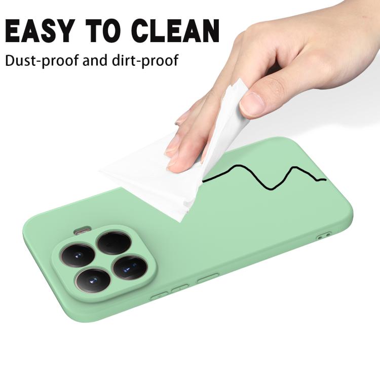 For Xiaomi 15T Pro 5G Solid Color Liquid Silicone Dropproof Full Coverage Phone Case