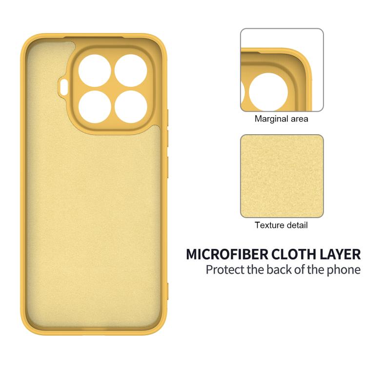 For Xiaomi 15T Pro 5G Solid Color Liquid Silicone Dropproof Full Coverage Phone Case