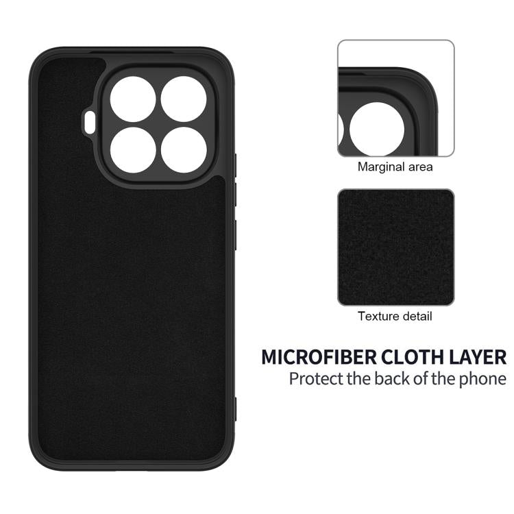For Xiaomi 15T Pro 5G Solid Color Liquid Silicone Dropproof Full Coverage Phone Case